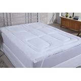 Pillowtop Cama Casal Box Queen Com Enchimento Macio Silicone Cor Branco Desenho Do Tecido Manta Silicone Extra Macia