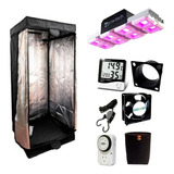 Combo Full Kit Indoor Carpa 80x80x160 + Led Growtech 400w