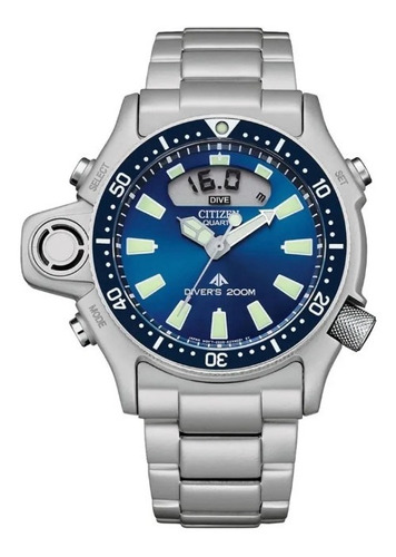 Relogio Citizen Aqualand Jp2000-67l Original Novo Jp2000