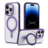 Funda Para iPhone 14 Con Anillo Magsafe Carcasa Soporte