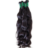 Cabelo Humano Limpo Ondulado Natural 50/55cm 150 Gramas