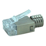 Ficha Plug Macho Rj45  Categoria 6 Amp 