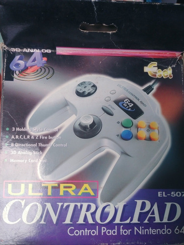 Ultra Control Pad For Nitendo 64 - El 507