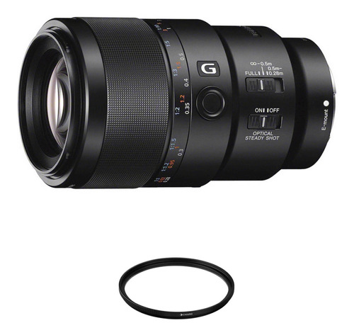 Sony Fe 90mm F/2.8 Macro G Oss Lente With Uv Filter Kit