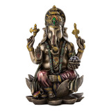 Ganesh Statue Sitting On Lotus Edestal  Lo D Of Su  E...