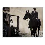 Cuadro Decorativo En Mdf De 50 * 35 Cm Caballo Tommy Shelby