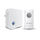 Campainha Elsys Residencial Sem Fio Wireless 120m Bivolt