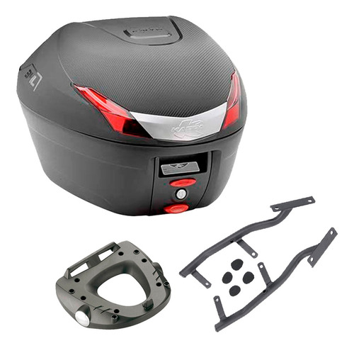 Baul Trasero 34 L Con Soporte Kawasaki Zzr 1200 2002 A 2005