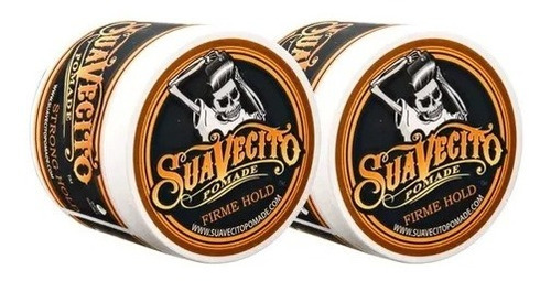 Suavecito Strong Hold Pomade Para El Cabello, 4 Oz 2 Pack