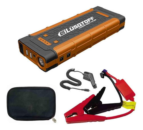 Cargador Arrancador Portátil Auto Batería + Cable Usb