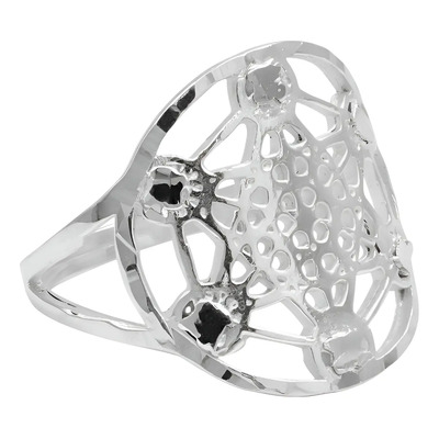 Anillo Cubo Metatrón Liso Plata 925 Amuleto Hombre Mujer - Plateado - 6 | Envío gratis