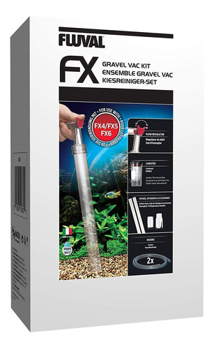 Kit Limpiador De Grava Fluval, A370, Negro