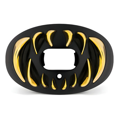 Bucal Battle Oxigen Predator 3d (colmillos) Color Negro \u002F Colmillos Oro Sabor Negro \u002F Colmillos Oro | Envío gratis