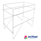 Pedestal Pé Suporte Bandeja Gaiolas Coelho Hamster Pequena Cor Branco