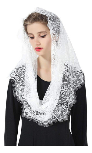 Mantilla De Pascua Con Velo De Capilla Católica, Misa Latina