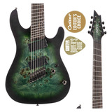 Guitarra Elétrica Cort Kx507 De  Mogno Star Dust Green Com Diapasão De Ébano