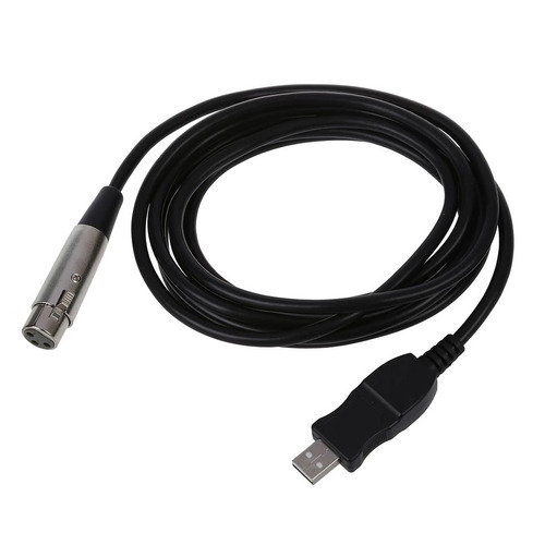 Cable Usb-xlr Dmx Usb Hembra 3mt Studio Link Microfono Canon