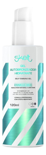 Gel Autobronzeador Hidratante Skelt Bronzeado Médio 120ml