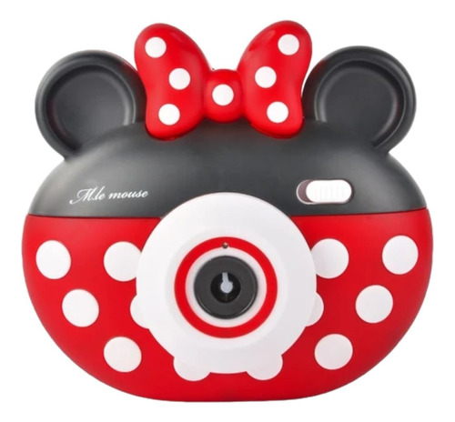 Maquina De Burbujas Cámara Mickey /minnie Mouse Disney