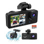 Dashcam Prilot Cmara De Tablero De 3 Canales 1080p Full Hd  Honda Pilot