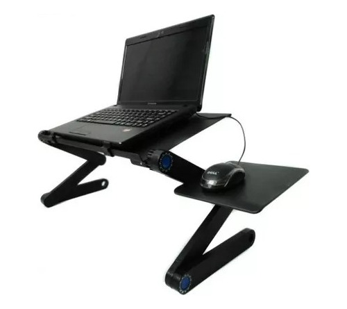 Base Mesa Plegable Portatil Cama Notebook 2 Ventiladores