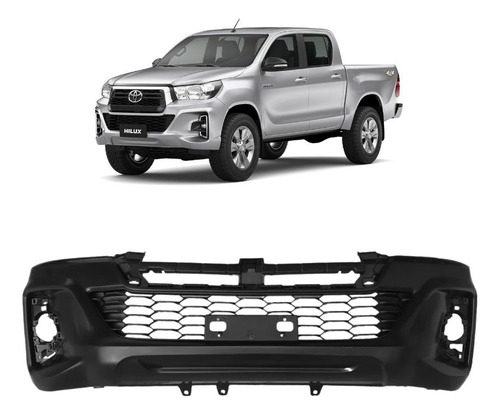 Parachoque Dianteiro Hilux 2018 2019 2020 2021 Com Grade