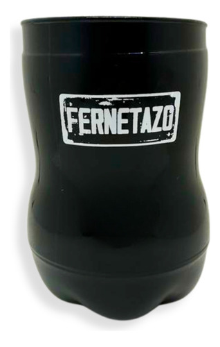 Vaso De Vidrio Negro Para Fernet Diseño Fernetazo 800ml 