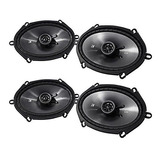 Parlantes Coaxiales Kicker 6x8 450w 43csc684 (2 Pares)