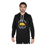 Buzo Urbano Puma Pl Graphic Hombre En Negro