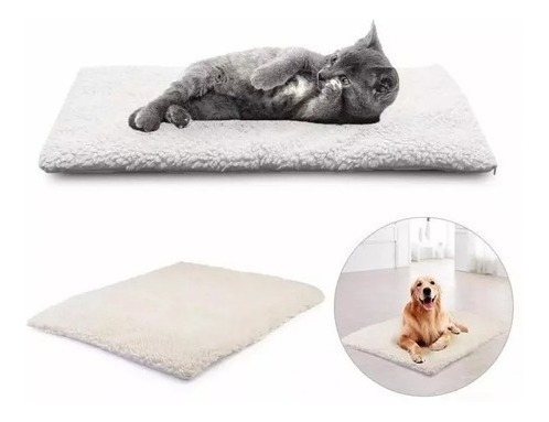 Pack  Manta Cama Mascota Perros Gato Chiporro Térmica