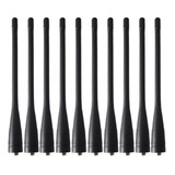 10 x Uhf Antena De Látigo Para Kenwood Radio De Dos Vías Tk-