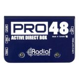 Radial Pro48 Active 48-volt Caja Directa Compacta