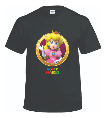 Remeras Super Mario  Princesa Peach Daisy Y Rosalina Algodon