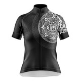 Jersey Ciclismo Maillot Corta Dama Calendario Solar México