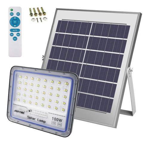 Lampara Reflector Solar Led 100w Profesional