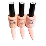 Pack 3 Colores Permanente Cherimoya Nude 8ml