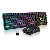 Teclado Y Mouse Redthunder K10 Para Juegos, 3800 Mah