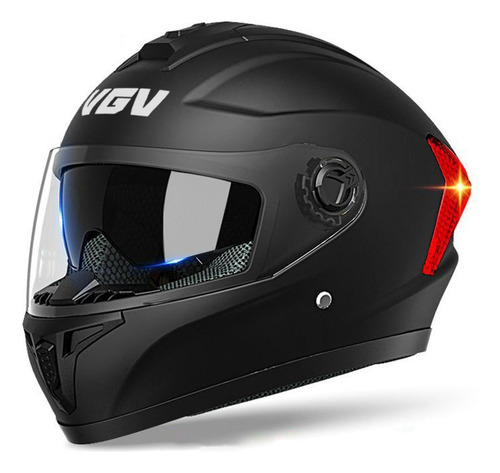 Casco Para Moto Integral Anti Niebla Espejo Doble Dot Unisex