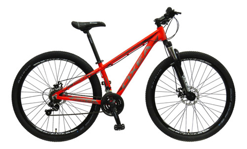 Mountain Bike Oxea Riddich R29 L 21v Frenos De Disco Mecánico Cambios Shimano Color Rojo/gris  