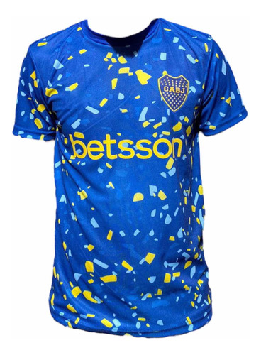 Camiseta Boca Juniors Precalentamiento Premium Xeneize