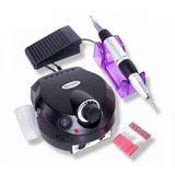 Torno De Uñas Nail Drill Profesional 30.000 Rpm Color Negro