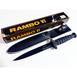 Cuchillo Daga Rambo First Blood Vi Tactico Con Vaina