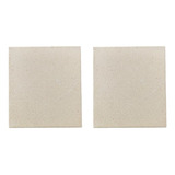 2 Placas Piedras Refractarias Para Pizza 37x33x1,6 Cm