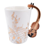 Violin Musica Mango Moda Notas Musicales Holds Te Cafe Lech