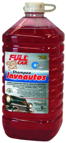 Full Car Shampoo Ph Neutro- Lavado Manual- 5 Lts. 