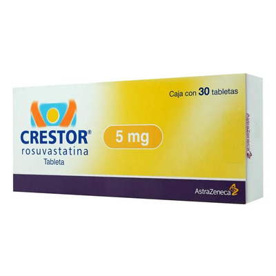 Crestor Tabletas 5 Mg, 30 Tabletas | Meses sin interés