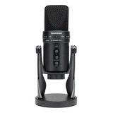 Microfono Profesional Usb Con Interface Samson G-track Pro Color Negro