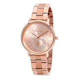 Reloj Michael Kors Jaryn Oro Rosa Crsitales Mujer