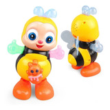 Brinquedos Abelha Musical Infantil Dançarina E Luzes 22cm 