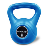 Kettlebell Kikos Cement Ps 8kg Cor Azul